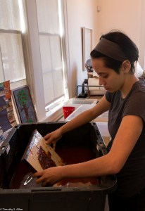 Anna forming poppy IMG_3741