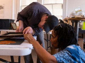 David and Candace couching for quilt block IMG_3830